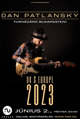 Június 2-án Dan Patlanksy koncertezik Budapesten