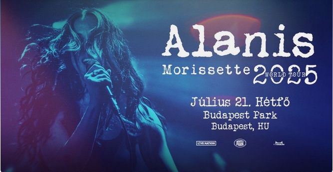 Jövő nyáron Alanis Morissette a Budapest Parkban koncertezik