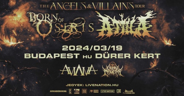 Márciusban jön a Born of Osiris a Dürer Kertbe