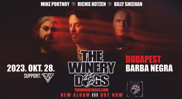 Október 28-án a The Winery Dogs koncertezik a Barba Negrában