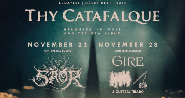 Thy Catafalque és ős-Gire lesz novemberben a Dürer Kertben