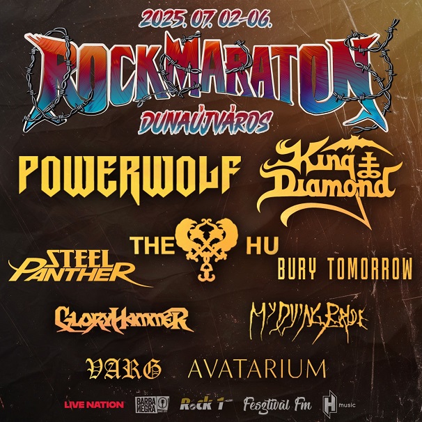 Rockmaraton 2025: King Diamond, Steel Panther, The Hu, My Dying Bride és mások