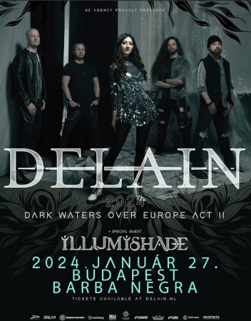 Január 27-én a Barba Negra Blue Stage-en játszik a Delain