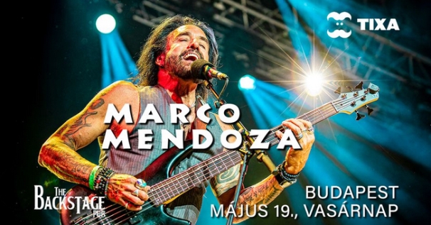 Vasárnap Marco Mendoza koncertezik a BackStage Pubban