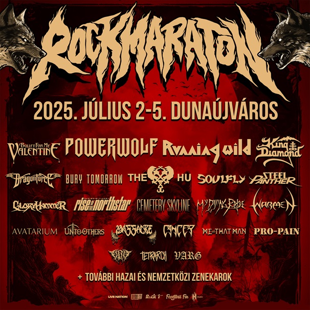 Running Wild, Soulfly, Cancer és mások: új fellépők a Rockmaratonon