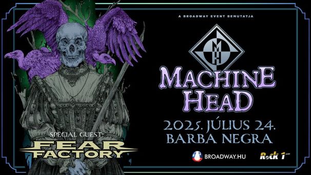 Közösen lép fel Budapesten a Machine Head és a Fear Factory