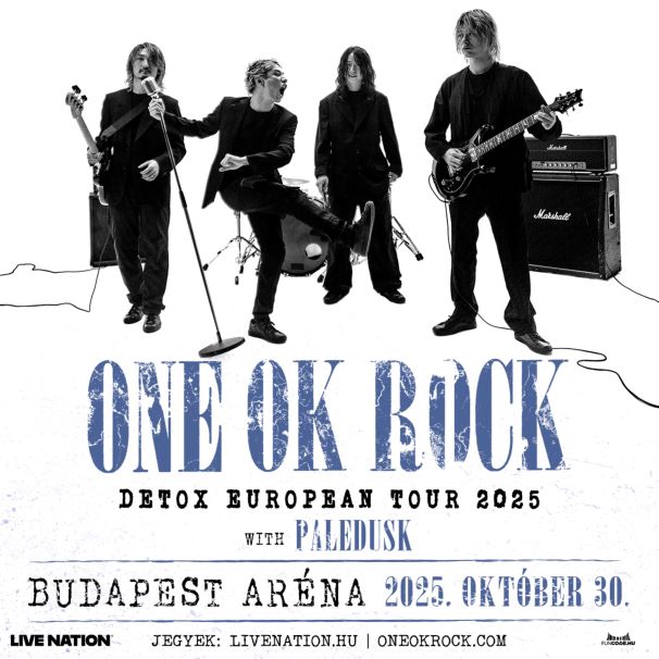 Októberben Budapesten lép fel a One Ok Rock