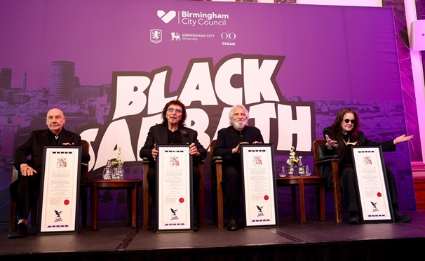Birmingham legrangosabb városi elismerésében részesült a Black Sabbath