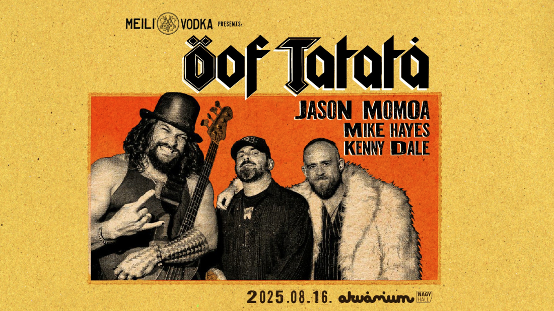 Jason Momoa augusztusban az Akváriumban koncertezik ÖOF TATATÁ nevű zenekarával