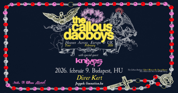 Lemezbemutató koncerttel érkezik a The Callous Daoboys a Dürer Kertbe