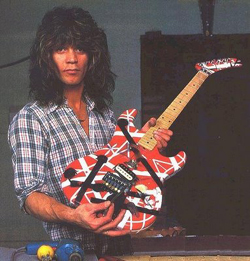 Történelmi gitár: kiállítják Eddie Van Halen Frankensteinjét