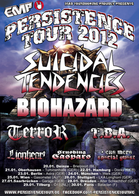 Együtt tesz rendet Európában a Suicidal Tendencies és a Biohazard