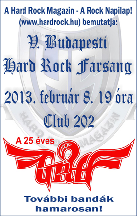 V. Budapesti Hard Rock Farsang: FIX helyett Griff